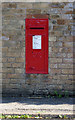 SK7965 : North Road Sutton on Trent postbox (ref NG23 180), and bench mark by Alan Murray-Rust