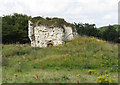 TA2270 : Castle ruins, Flamborough by Pauline E