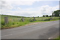 Gateposts beside A4009 at Swan