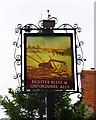 The Plough (2) - sign, Church Street, Marsh Gibbon, Bucks