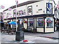 Memorial to the fallen of the 36th Ulster Division outside the Rex Bar