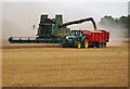 TA0614 : Combining on Wootton Wold by David Wright