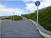 C8540 : The promenade at the West Strand, Portrush by Kenneth  Allen