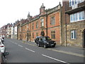 The red brick building is the ex-merchant seamen