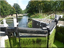 TQ1479 : View from the third lock of the Hanwell Flight by Marathon