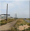 Pylon beside Dungeness Power Station