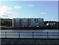 NZ2462 : Modern Apartment Blocks on the River Tyne by Anthony Parkes