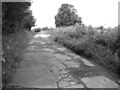 Public footpath past Common Farm