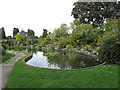 Eltham cemetery: pond