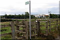 Gate on the path to Grange Cottages