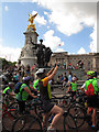 TQ2979 : Riding round the Victoria Memorial by Stephen Craven