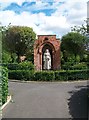 Statue of Queen Victoria at the Shankill Graveyard