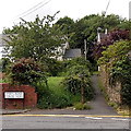 Path to the canal from Wern Road, Sebastopol, Pontypool