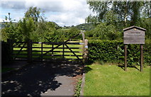 SO1519 : Entrance to Llangynidr Community Burial Ground by Jaggery