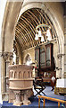 St Paul, Herne Hill - Pulpit & organ