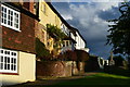 Cottages by the church at Billingshurst