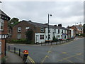 Peel Green Road joins Barton Road in Barton on Irwell