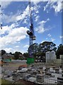 Construction site for retirement apartments, Amesbury