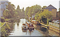 Ware: westward on River Lea Navigation, 1990