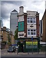 TQ3780 : "The Manor Arms", East India Dock Road by Jim Osley