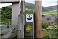 NT9028 : Access Land sign by Jim Barton