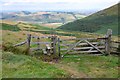NT9228 : Gate and stile, St Cuthbert's Way by Jim Barton