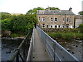 The footbridge at Locks