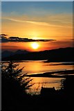 NG8825 : Sunset over Loch Alsh by Alyson Smith