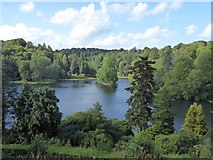 ST7733 : The classic view of the lake at Stourhead by David Smith
