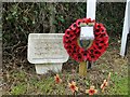 Saxmundham War Memorial Playing Field Plaque