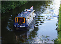 SD4763 : Narrow boat, Lancaster Canal by Ian Taylor