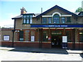 The entrance to North Ealing station