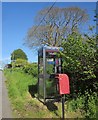 Telephone and post boxes, Golberdon