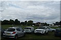 View of houses in Matching Green from the car park