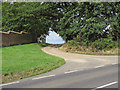 Entrance to track and public footpath, Great Braxted