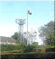 Telecoms Masts at Kirkbride telephone exchange