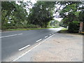 Chertsey Road at the entrance to Hawkshill