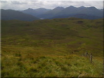 NN3503 : Looking into the catchment of Cailness Burn above Loch Lomond by ian shiell