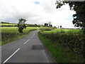 Moneyslane Road ascending Moneyslane Hill