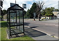 Somerfield bus shelter now opposite a Co-operative Food store in Malmesbury