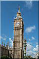 TQ3079 : Cleaning the Clock face "Big Ben", Elizabeth Tower, Palace of Westminster by Christine Matthews
