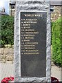 World War 2 casualties on Shilbottle War Memorial