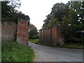 Remains of railway bridge