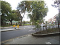 Park Road at the junction of Middle Lane