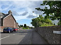 Looking from Strathearn Terrace into Nellfield Road