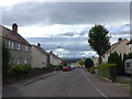 Looking south-southeast down Alligan Crescent