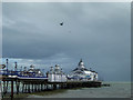 TV6198 : Eurofighter above The Pier, Eastbourne, Sussex by Christine Matthews