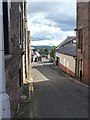 Looking from East High Street into Ramsay Street