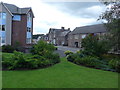 View south-west from Bridgend Garden