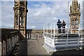 SO8554 : On top of the tower of Worcester Cathedral by Philip Halling